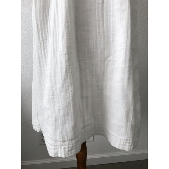 Anthropologie Whit Two Bette Flutter Sleeve Tasseled Mini Dress FLAW - Picture 6 of 12